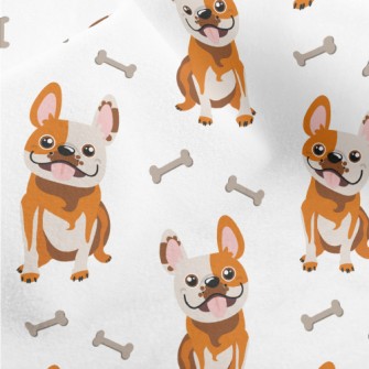 Playful Bulldog Micro Fleece