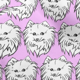 Cute Pomeranian Micro Fleece