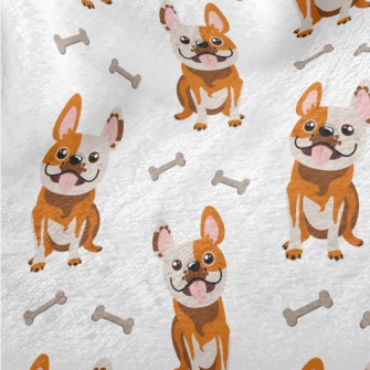 Playful Bulldog Minky