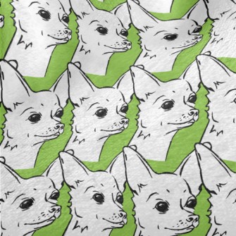 Cute Chihuahua Minky