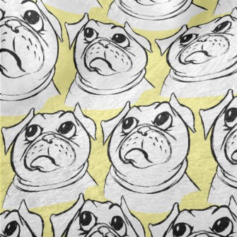 Pouting Pug Minky