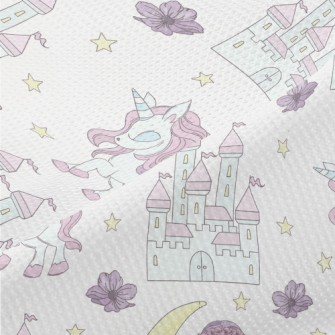 Moon Princess And Unicorn Piqué