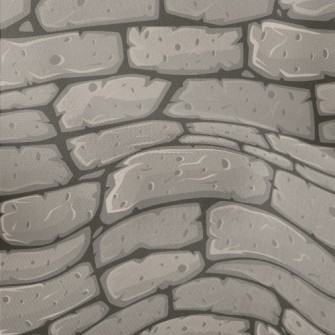 Irregular Stone Wall Lightweight Performance Linen