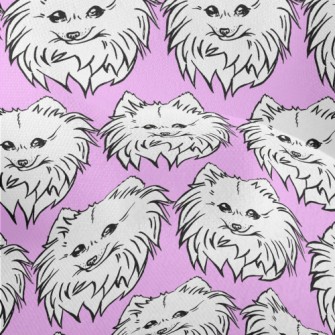 Cute Pomeranian Lightweight Performance Linen