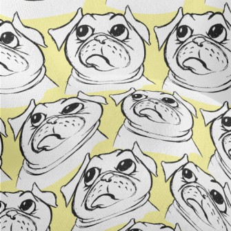 Pouting Pug Lightweight Performance Linen