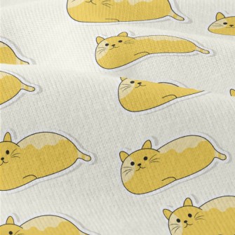 Lying Orange Cat Modern Jersey