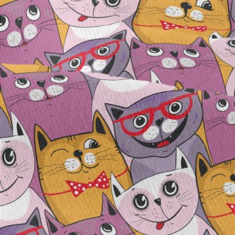 Colorful Cat Doodle Modern Jersey