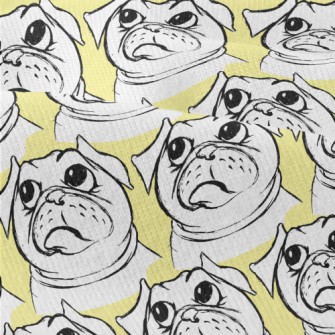 Pouting Pug Modern Jersey