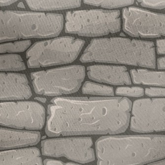 Irregular Stone Wall Jersey Backed Fleece