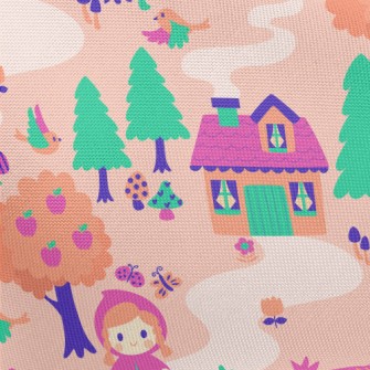 Little Girl In The Forest Pongee