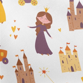 Two Princesses And A Castle Pongee