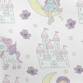Moon Princess And Unicorn Pongee