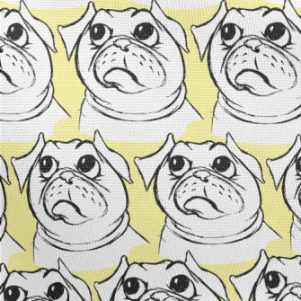 Pouting Pug Pongee