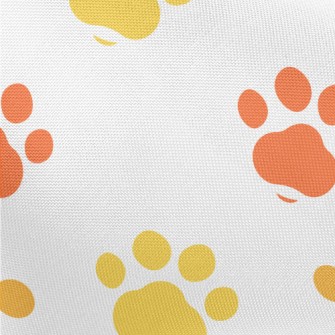 Two-color Dog Footprints Pongee