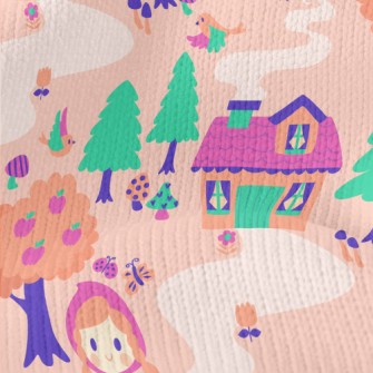 Little Girl In The Forest Stretch Jersey
