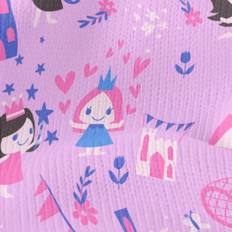 Princesses Having Fun Stretch Jersey