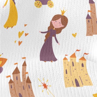 Two Princesses And A Castle Stretch Jersey