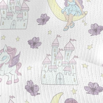 Moon Princess And Unicorn Stretch Jersey