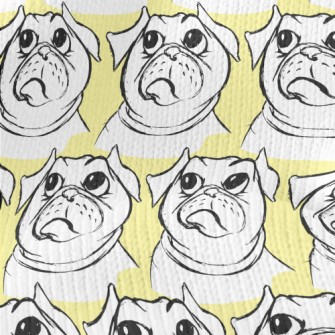 Pouting Pug Stretch Jersey