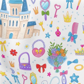 Princess Jewelry And Castle Lightweight Cotton Poplin