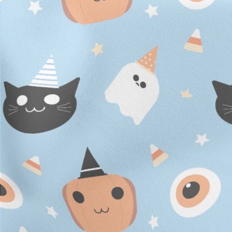 Cute Halloween Lightweight Cotton Poplin