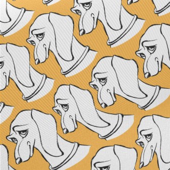 Funny Expression Dachshund Midweight Cotton Poplin