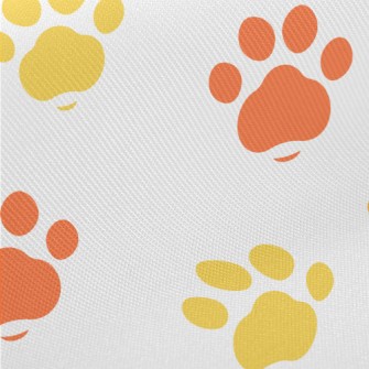 Two-color Dog Footprints Midweight Cotton Poplin