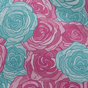 Elegant Two-color Rose Chiffon