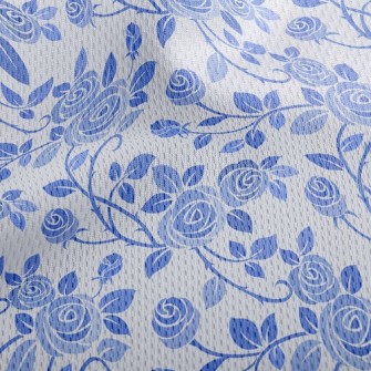 Premium Shade Rose Athletic Mesh Flat Back