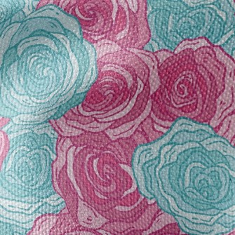 Elegant Two-color Rose Waterproof Canvas