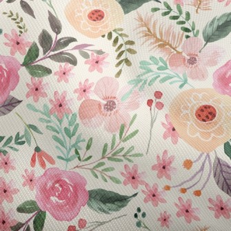 Watercolor Cute Flowers Dobby