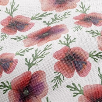 Bright And Generous Poppy Flow Performance Linen