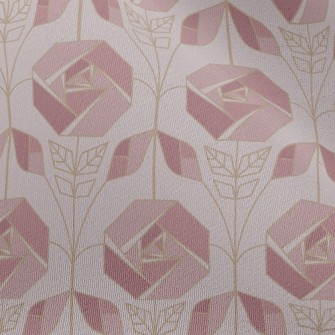 Geometric Rose Chiffon