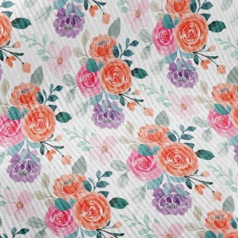 Bright Beautiful Roses Standard Corduroy