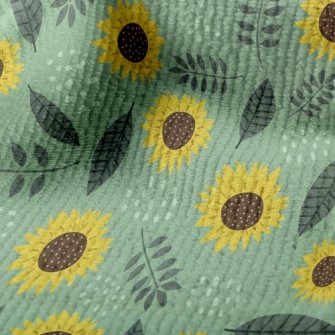 Green Sunflowers Terry