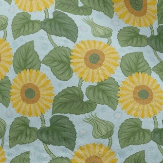 Vibrant Sunflower Chiffon