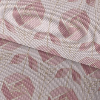 Geometric Rose Waterproof Oxford