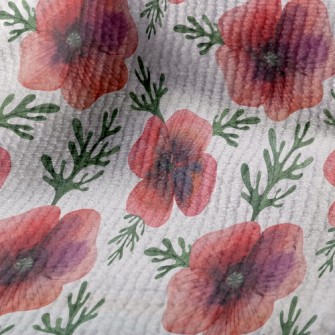 Bright And Generous Poppy Flow Terry