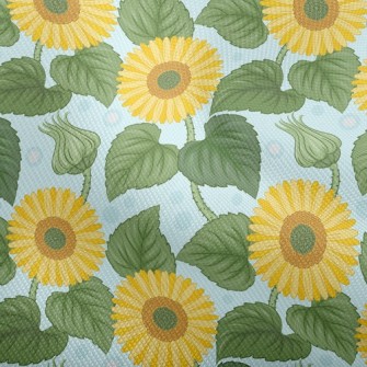 Vibrant Sunflower Dobby