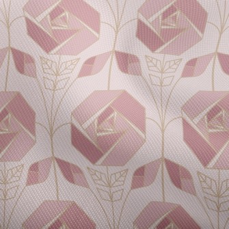 Geometric Rose Dobby