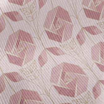 Geometric Rose Standard Corduroy