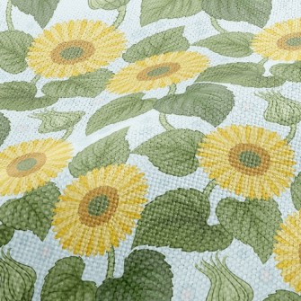 Vibrant Sunflower Performance Linen