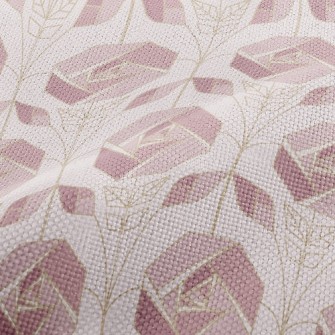 Geometric Rose Performance Linen