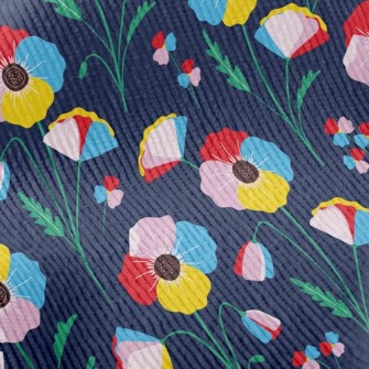 Colorful Flowers Standard Corduroy