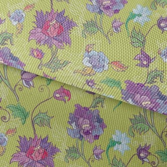 Peonies And Chrysanthemums Waterproof Oxford