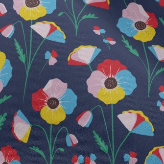 Colorful Flowers Chiffon