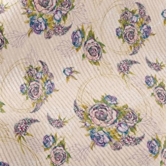 Rose Wreath Standard Corduroy