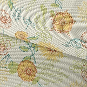 Full Of Energy And Flowers Waterproof Oxford