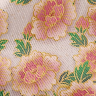 Happy And Sweet Peonies Standard Corduroy