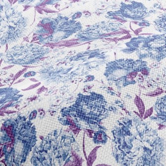 Psychedelic Color Peonies Performance Linen